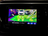 バックカメラの画像です。ガイドラインがスムースな車庫入れをサポートいたします。車庫入れの安心感がアップしますね。