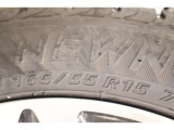 165/55R15    装着タイヤサイズです。 夏タイヤもスタッドレスタイヤの事も、トヨタモビリティ石川にご相談くださいませ
