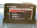 安全支援装備の各種設定画面になります。