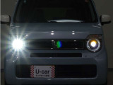 LEDヘッドライト(オートハイビーム機能付)が搭載されており、遠くまで明るく均一に照らし、高速道路等での安心感が向上しております。
