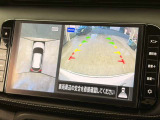 空から見下ろしているかのような視点で周囲を確認できるアラウンドビューモニター!