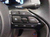 レーダークルーズコントロール(全車速追従機能付)付きです。車速に応じて追従支援してくれるので、ロングドライブも快適です。詳細は販売店スタッフまでおたずねください。