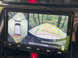 【パノラミックビューモニター】専用のカメラにより、上から見下ろしたような視点で360度クルマの周囲を確認することができます☆死角部分も確認しやすく、狭い場所での切り返しや駐車もスムーズに行えます。