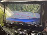 【バックカメラ】駐車時に後方がリアルタイム映像で確認できます。大型商業施設や立体駐車場での駐車時や、夜間のバック時に大活躍!運転スキルに関わらず、今や必須となった装備のひとつです!