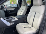 明るいシートと落ち着いた色調の内装が調和し、ゆったりと腰掛けられる運転席です。前方を見渡しやすい視界に加え、座面や背もたれの形状にも配慮され、心地よく過ごせる空間です。