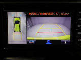 パノラミックビューモニターを装備。駐車場や交差点でクルマを真上から見るように周囲を確認できます。機能の詳細は販売店スタッフまでおたずねください。