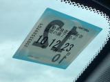 次回の車検日になります。こちらのステッカーをご確認ください。