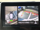 アラウンドビューモニターは4方のカメラで真上から車を見たようにモニターで確認ができる日産の自慢の装備です。是非実際の車で体感してみてください。