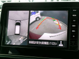 ナビ画面アラウンドビューモニター付、安心安全、全方向、上から見えます。運転が苦手な方安心です。