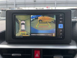 バックカメラです!ナビゲーションにこのように映ります。見えずらい真後ろもこれで安心ですよ!