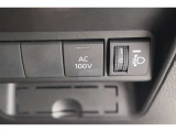 100V・1500W電源コンセント装備。アウトドアや停電等の非常時には電源としても使えますので、あると便利な装備ですね!