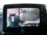 アラウンドビューモニター!空から見下ろしているかのような映像を映し出します。駐車時には安心ですよね♪