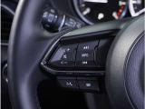 【ステアリングスイッチ】運転中、前方から目線をそらすことなく、オーディオ等の操作が可能な便利機能。安心&快適ドライブにはマストな装備。