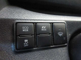 モーターのみで走行できるEVモード、総合コントロールで更に燃費改善ができるECOモード切替えです。