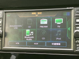 音源の選択画面にはFM・AMやテレビ、Bluetooth Audioなどが並び、使いたい機能を画面から選べる構成です。日常の移動中も好みに合わせて音楽や情報を楽しめます。