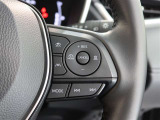 アダプティブクルーズコントロール機能付きです。走行中に先行車の様子を検知しながら、設定した車速の範囲内で先行車との距離のキープを支援します。詳細は販売店スタッフまでおたずねください。