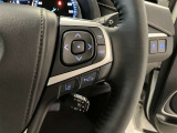 手元で操作が出来るのは便利ですよ!安全運転にも繋がり各種のスイッチが付いてますので、運転中に余所見することがありませんね!運転しながら操作が出来る画期的装備!これ便利です。