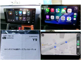 純正のAV一体型オーディオ装備でスマホと連携してナビや音楽アプリが使えます。