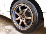 ストラーダHDDナビ/Bluetooth/ETC/HID/TEIN車高調(フルタップ、減素力)/wedssports SA-90 17AW/タイヤ7分山/Tバールーフ(カバー付)/黒革シート
