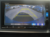 ギヤをRに入れるとナビの画面に後ろの映像が映るリヤカメラ付!後退時の安全確認やコンディションの悪い視界でもカラーバックモニターがドライバーをサポート☆☆☆