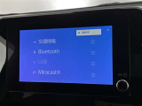 ブルートゥースに接続することにより、スマホに入ったお気に入りの音楽を車内で楽しむことができます♪あると本当に便利な機能になっています!
