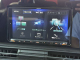 日産純正メモリーナビ。操作も簡単なタッチパネルです。