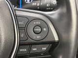 前方の車との車間を設定し、スピードを上げたり緩めたりを自動で行ってくれる追尾式の「レーダークルーズ」。上級装備の一つです!高級車にしかつかない嬉しい機能です。