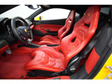 488GTB F1 DCT 赤革 レーシングシート LEDステアリング