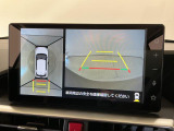 【パノラマモニター】車両周囲を上から見下ろしたような映像を表示。正確なモニタリングが可能になり、駐車時・幅寄せをアシストします!