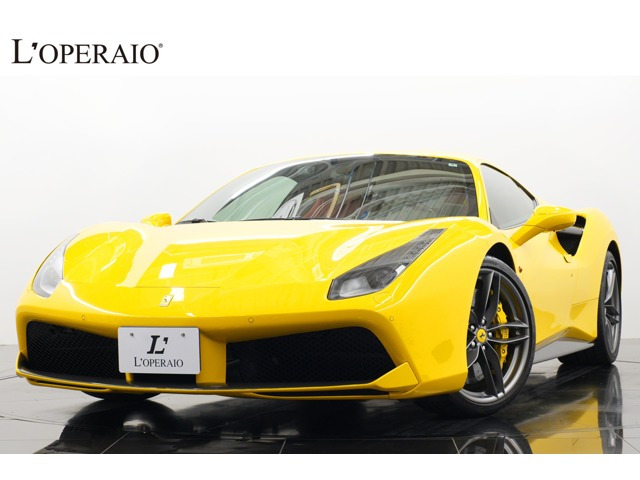 488GTB F1 DCT 赤革 レーシングシート LEDステアリング