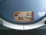走行、86746KMです。(入庫時)