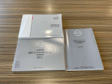 車両取扱い説明書、ナビ取扱い説明書、メンテナンスノート揃っております。