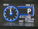 メーター内ディスプレイです。色々な情報を表示する事が出来ます。