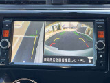 カメラは切り替えが可能で見えにくい左前の死角えおサポート!