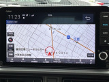 ホンダ純正メモリーナビ付きなので、迷わず目的地まで安心。