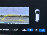 カラービジョンとガイド線で見やすい視点切替式のバックモニター。障害物センサーの検知状況を同時に表示できます
