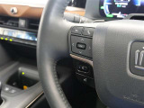ステアリングスイッチ付き。前方から目を離すことなく操作することが可能です