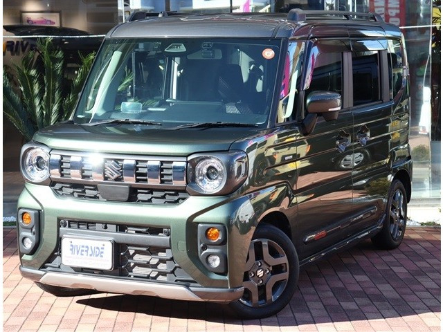 スペーシアギア ハイブリッド(HYBRID) XZターボ 4WD 純正9型ナビ 全方位カメラ 前後...