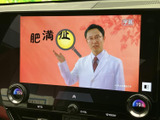画面でテレビ番組を視聴でき、停車中の待ち時間を過ごす際にも活用いただけます。映像が表示される大きな画面で、ニュースや番組を楽しめる装備です。視聴は停車時にご利用ください。