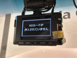万が一の事故のときもドライブレコーダーがあると安心です。ご利用になる場合は個人情報保護の観点より新品の対応SDカードをお求め下さい。