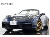 ロペライオ練馬にポルシェ992.1カレラカブリオレが入庫いたしました。外装カラーのナイトブルーにゴールドのホイールがマッチした仕様となっっております。