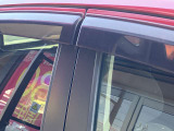 専用プラスチックバイザー装備で天候に左右されず車内の換気が可能です。