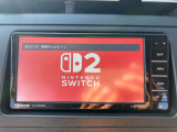 ナビにゲーム機の画面を映したところです。外部入力の使い方はご納車の際にご説明します。