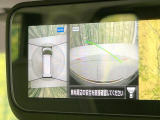 【マルチアラウンドモニター】専用のカメラにより、上から見下ろしたような視点で360度クルマの周囲を確認することができます☆死角部分も確認しやすく、狭い場所での切り返しや駐車もスムーズに行えます。