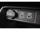 USBオーディオ用ソケットがついていますので携帯電話などを接続すれば音楽等の再生が可能です!充電用ソケットもございます!