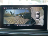(サラウンドビューカメラ&前後センサー)障害物との距離音で判別出来る上、360度の安全を視覚的に確認できます。死角を補い目で見る安心を。