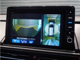 ◆マルチビューカメラシステム◆運転席から見づらい前後左右を、ナビ画面の映像で確認。見通しの悪い交差点や狭い道でのすれ違い、駐車などをサポートします。