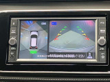 【アラウンドビューモニター】車を上から見下ろしているかのような映像で周囲の状況がひと目で確認、狭い駐車場に駐車するときも安心です♪