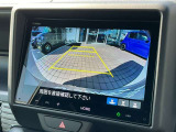 バックカメラ♪運転席から死角となりやすい部分も見えやすく車庫入れの苦手な方にも安心して駐車できます☆