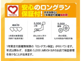 ロングラン保証付き。トヨタのお店で中古車をお買い上げいただいたお客様に安心で快適なカーライフをお約束する。1年間の保証です。